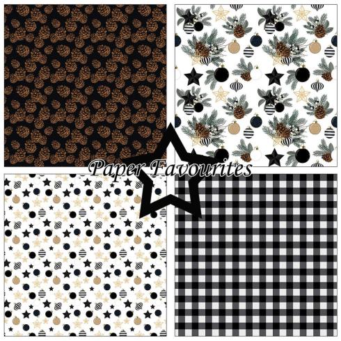 Paper Favourites - Designpapier "Christmas Joy" Paper Pack 12x12 Inch 8 Bogen