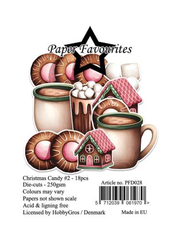 Paper Favourites - Stanzteile "Christmas Candy #2" Die Cuts 