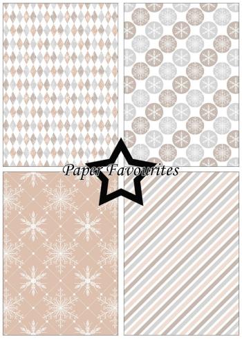 Paper Favourites - Designpapier "Winter Wishes" Paper Pack A5 - 24 Bogen