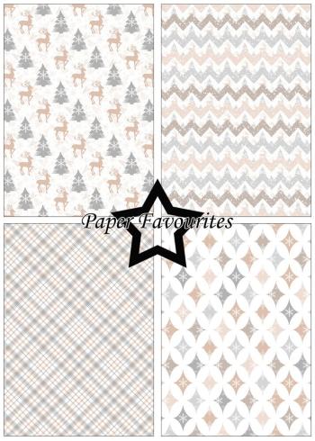 Paper Favourites - Designpapier "Winter Wishes" Paper Pack A5 - 24 Bogen