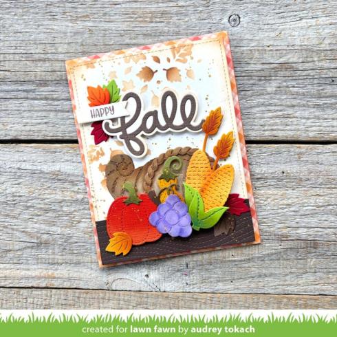 Lawn Fawn - Schablone "Autumn Breeze" Stencil