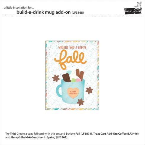 Lawn Fawn - Stanzschablone "Build-A-Drink Mug" Add-on Die