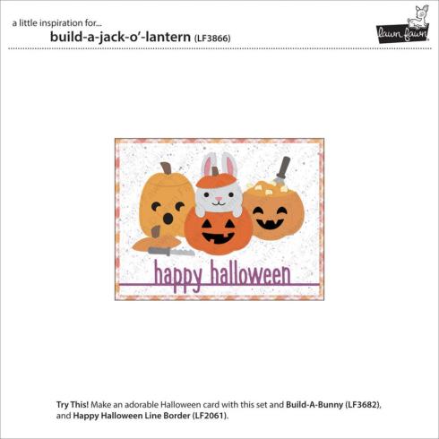 Lawn Fawn - Stanzschablone "Build-A-Jack-O'-Lantern" Dies