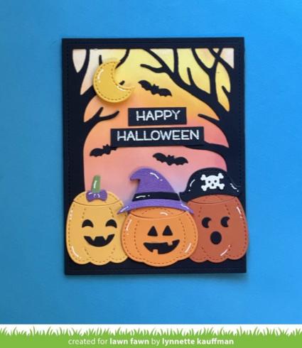 Lawn Fawn - Stanzschablone "Build-A-Jack-O'-Lantern" Dies