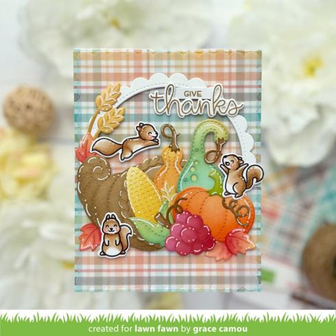 Lawn Fawn - Stanzschablone "Cornucopia" Dies