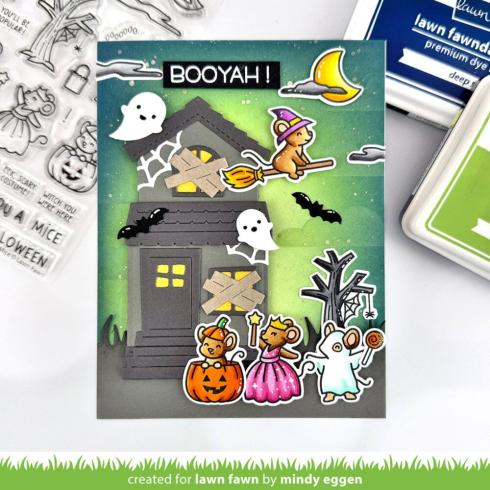 Lawn Fawn - Stempelset "Halloween Mice" Clear Stamps