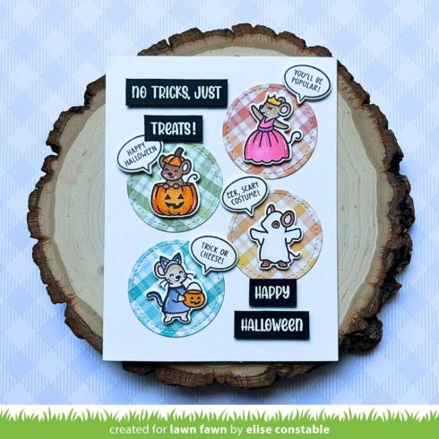 Lawn Fawn - Stempelset "Henry's Build-A-Sentiment Fall" Clear Stamps