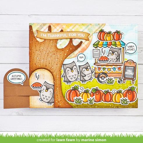Lawn Fawn - Stanzschablone "Knock, Knock, Who's There? Tree" Add-on Die