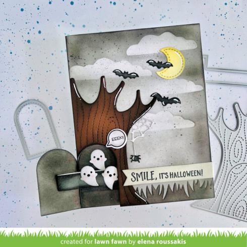 Lawn Fawn - Stanzschablone "Knock, Knock, Who's There? Tree" Add-on Die