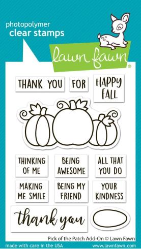 Lawn Fawn - Stempelset "Pick of the Patch" Clear Stamp Add-On