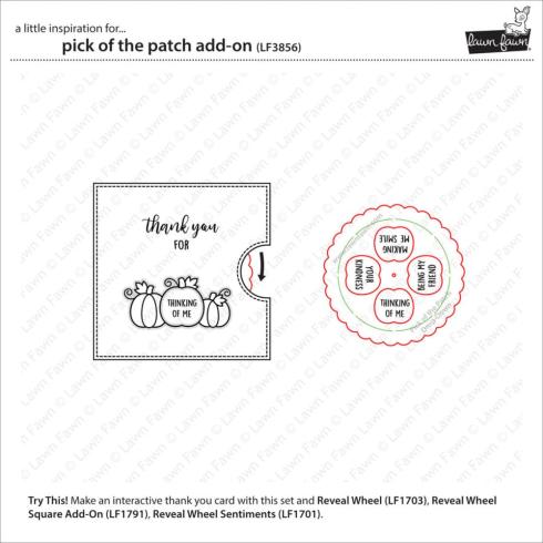 Lawn Fawn - Stempelset "Pick of the Patch" Clear Stamp Add-On