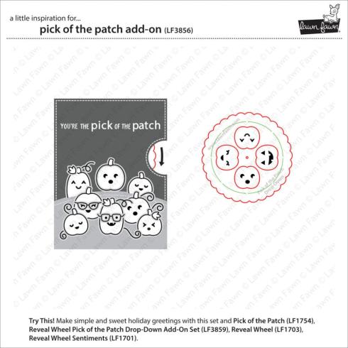 Lawn Fawn - Stempelset "Pick of the Patch" Clear Stamp Add-On