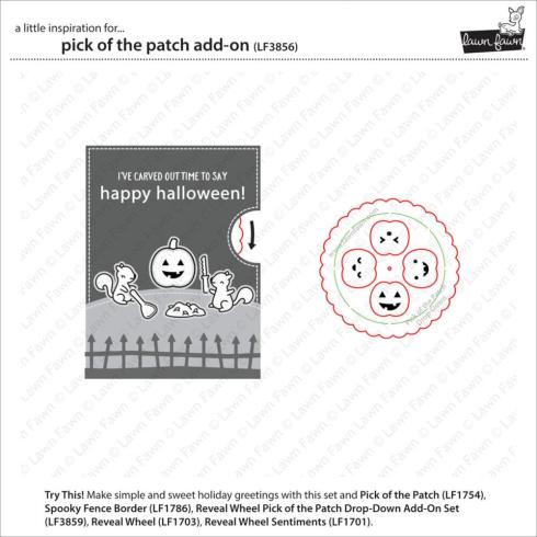 Lawn Fawn - Stempelset "Pick of the Patch" Clear Stamp Add-On