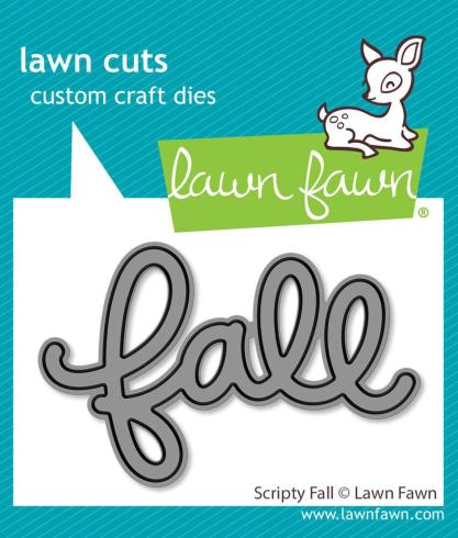 Lawn Fawn - Stanzschablone "Scripty Fall" Dies
