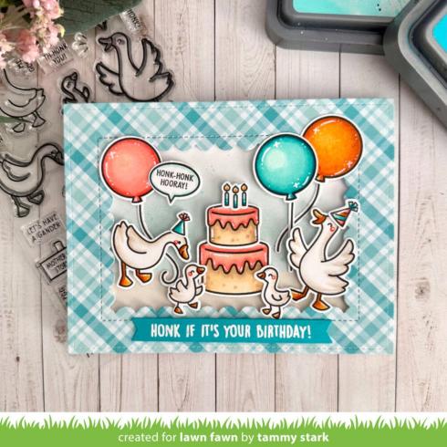 Lawn Fawn - Stempelset "Silly Goose!" Clear Stamps