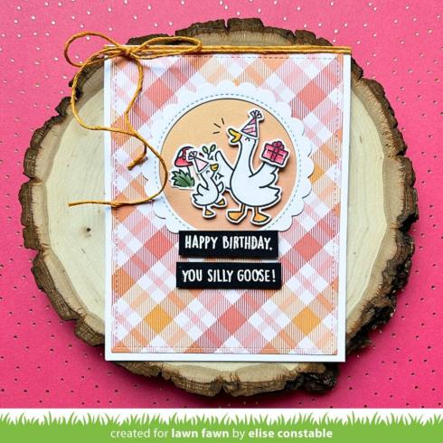 Lawn Fawn - Stempelset "Silly Goose!" Clear Stamps