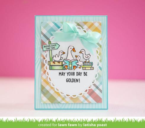 Lawn Fawn - Stempelset "Silly Goose!" Clear Stamps