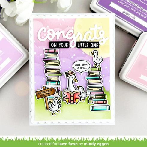 Lawn Fawn - Stempelset "Silly Goose!" Clear Stamps