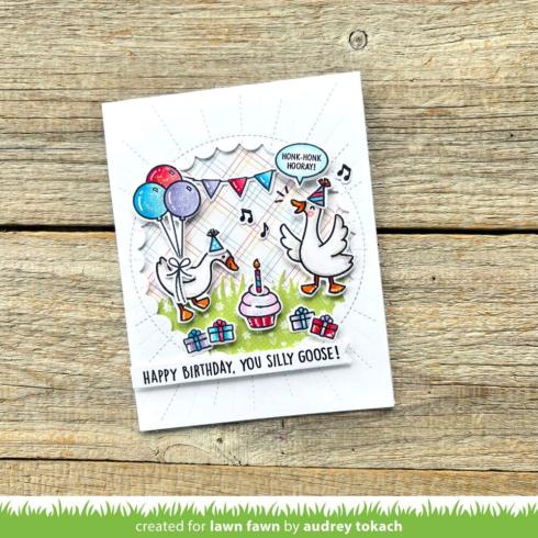 Lawn Fawn - Stempelset "Silly Goose!" Clear Stamps