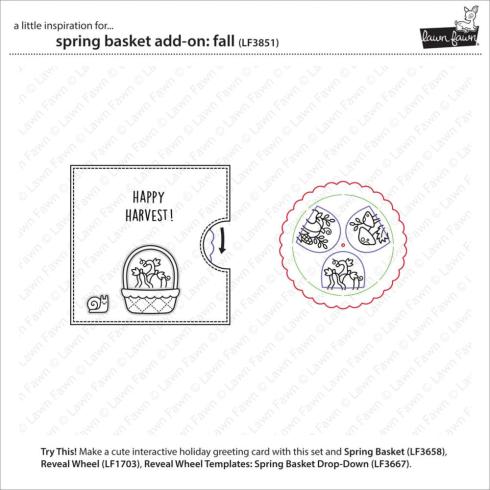 Lawn Fawn - Stempelset "Spring Basket" Clear Stamp Add-On
