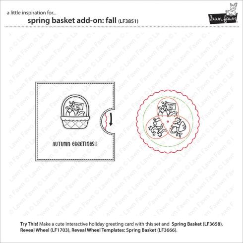 Lawn Fawn - Stempelset "Spring Basket" Clear Stamp Add-On