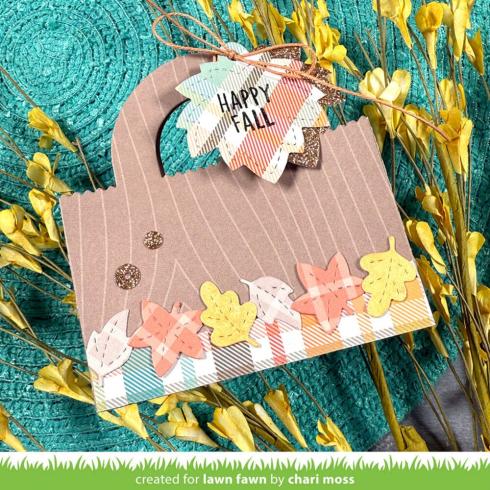 Lawn Fawn - Stempelset "Tiny Tag Sayings Fall" Clear Stamp