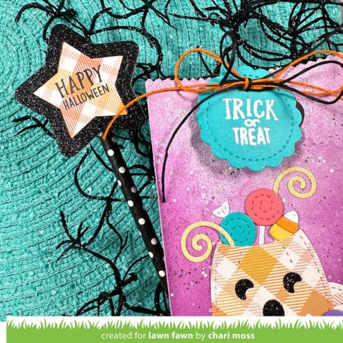 Lawn Fawn - Stempelset "Tiny Tag Sayings Fall" Clear Stamp