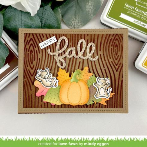 Lawn Fawn - Schablone "Woodgrain" Stencil