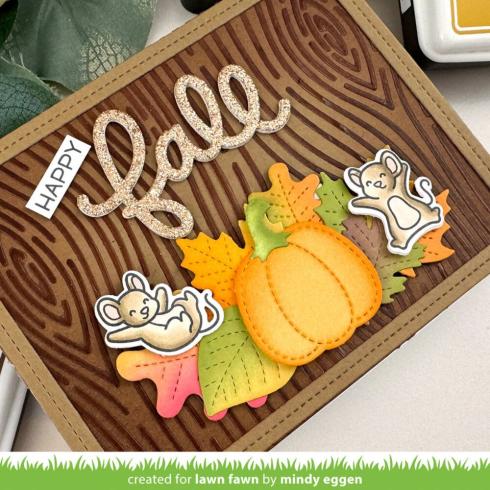 Lawn Fawn - Schablone "Woodgrain" Stencil