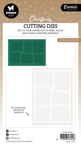 Studio Light - Stanzschablone "Advent Cardshape" Dies