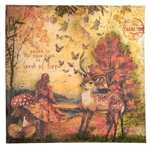 Studio Light - Schablone "Autumn Pathway" Stencil  