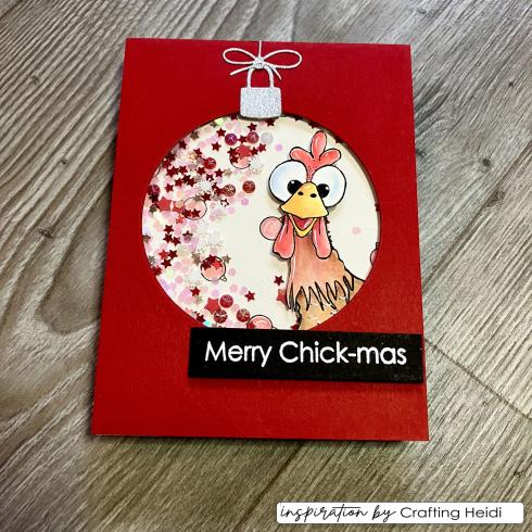 Vaessen Creative - Stanzschablone "Weihnachtskugeln & Tannenzweig" Dies