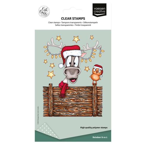 Vaessen Creative - Stempelset "Rentier" Clear Stamps Design by Carla Creates