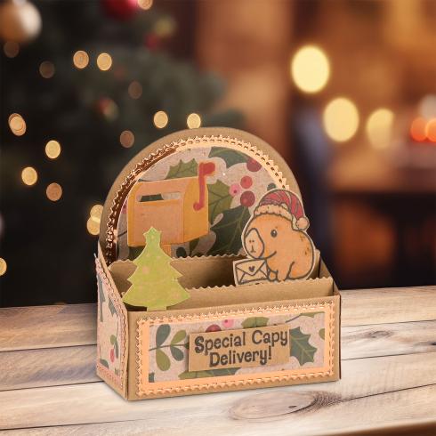 Vaessen Creative - Stempelset "Panda Claus" Clear Stamps