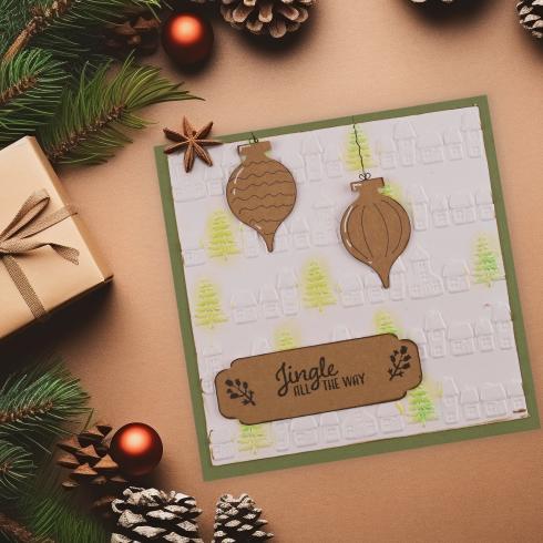 Vaessen Creative - Stempelset "Falala Kerst" Clear Stamps