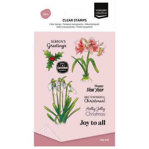 Vaessen Creative - Stempelset "Joy To All" Clear Stamps