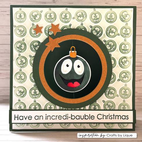 Vaessen Creative - Prägefolder "Weihnachtskugeln" Embossingfolder Design by Carla Creates