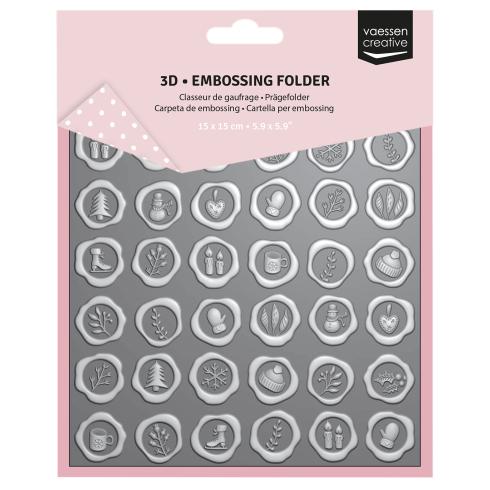 Vaessen Creative - Prägefolder "Wachssiegel" Embossingfolder