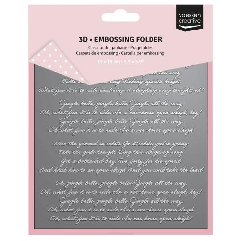 Vaessen Creative - Prägefolder "Jingle Bells" Embossingfolder