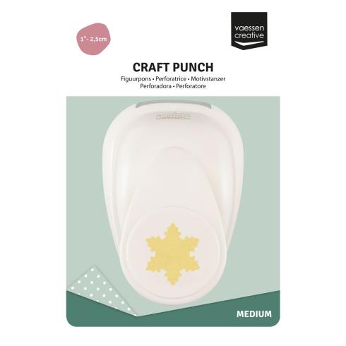Vaessen Creative - Motivstanzer "Schneeflocke Medium Ø25mm"