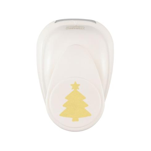 Vaessen Creative - Motivstanzer "Weihnachtsbaum mit Stern Medium 23x19mm"