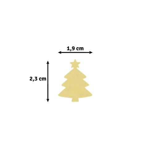 Vaessen Creative - Motivstanzer "Weihnachtsbaum mit Stern Medium 23x19mm"