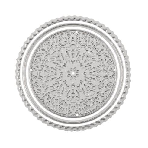 Vaessen Creative - Stempel & Stanzschablone "Papiersiegel Rund" Clear Stamps & Dies