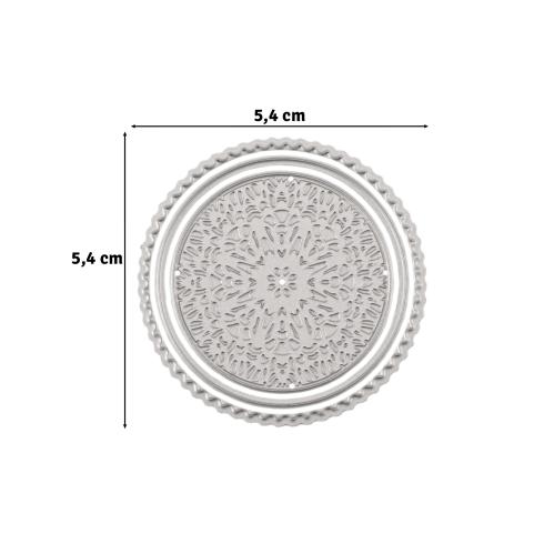 Vaessen Creative - Stempel & Stanzschablone "Papiersiegel Rund" Clear Stamps & Dies