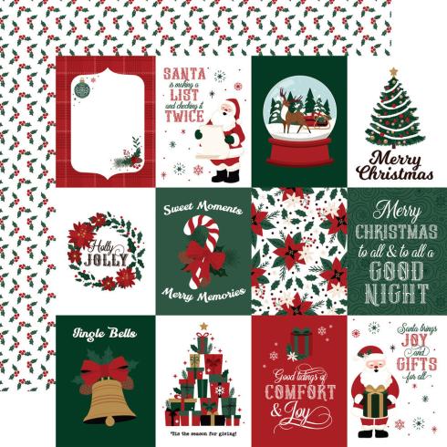 Echo Park - Designpapier "Santa Claus" Collection Kit 12x12 Inch - 12 Bogen
