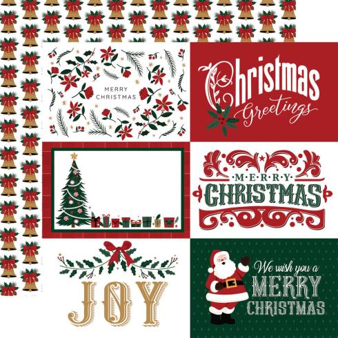 Echo Park - Designpapier "Santa Claus" Collection Kit 12x12 Inch - 12 Bogen
