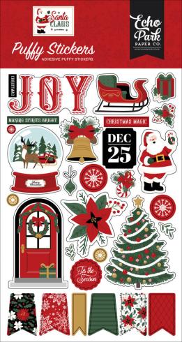 Echo Park - Aufkleber "Santa Claus" Stickers