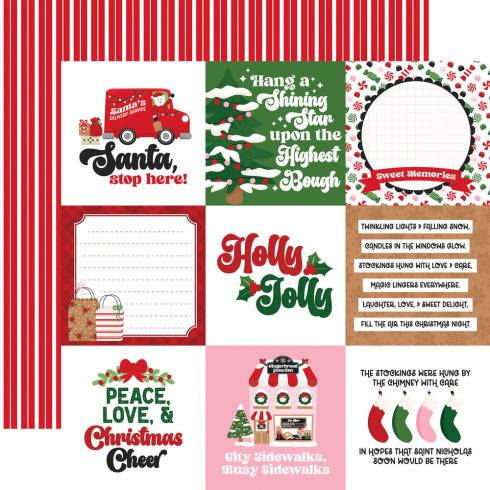 Echo Park - Designpapier "Santa's Christmas Delivery" Collection Kit 12x12 Inch - 12 Bogen