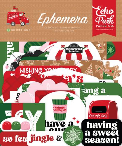Echo Park - Stanzteile "Santa's Christmas Delivery" Ephemera