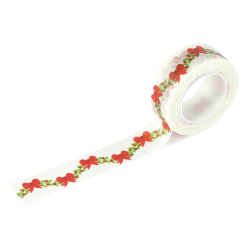 Echo Park - Decorative Tape "Holly And Bows Garland" Washi Tape 